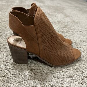 Time & Tru Brown Heeled Boots